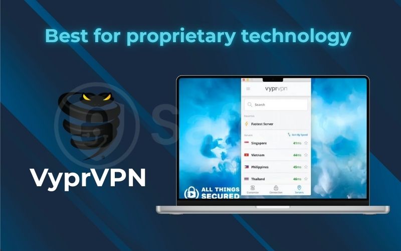 Best for proprietary technology: VyprVPN