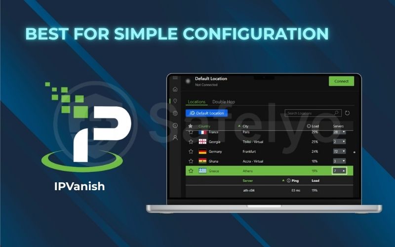 Best for simple configuration: IPVanish