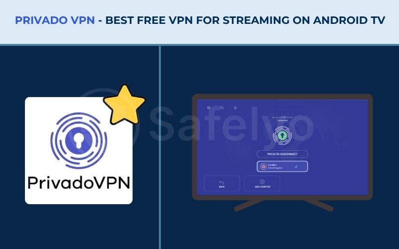 Best free VPN for Android TV - PrivadoVPN