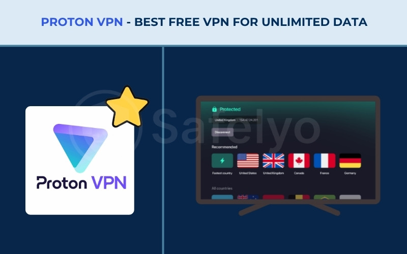 Best free VPN for Android TV - Proton VPN Free