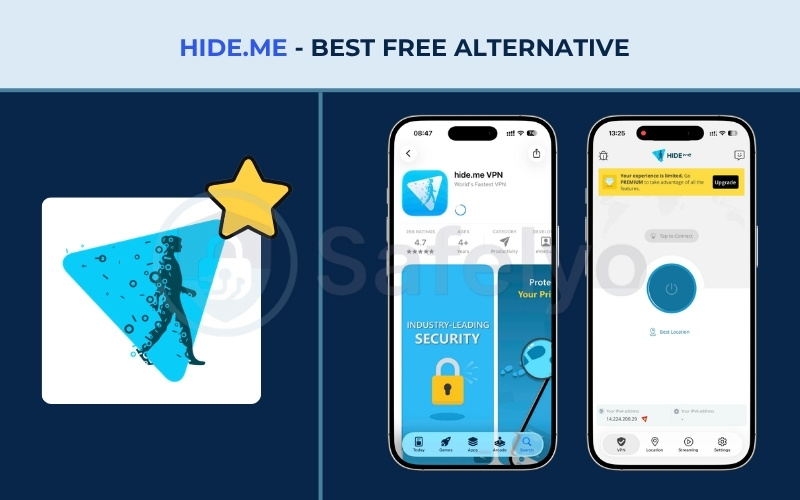 Best free VPN for iPhone - Hide me