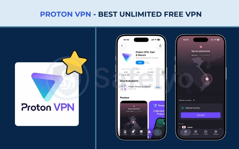 Best free VPN for iPhone - Proton VPN
