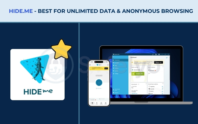 Best free VPN - Hide me