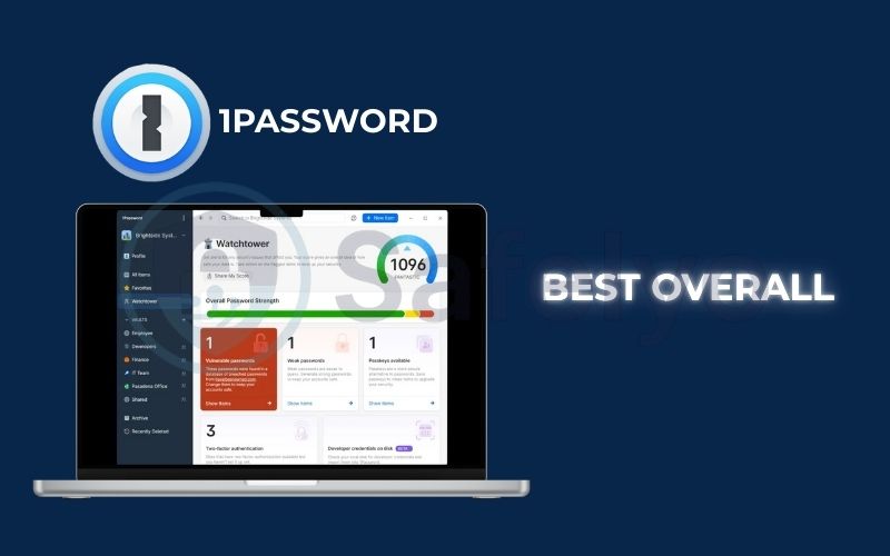 Best overall: 1Password Best overall: 1Password