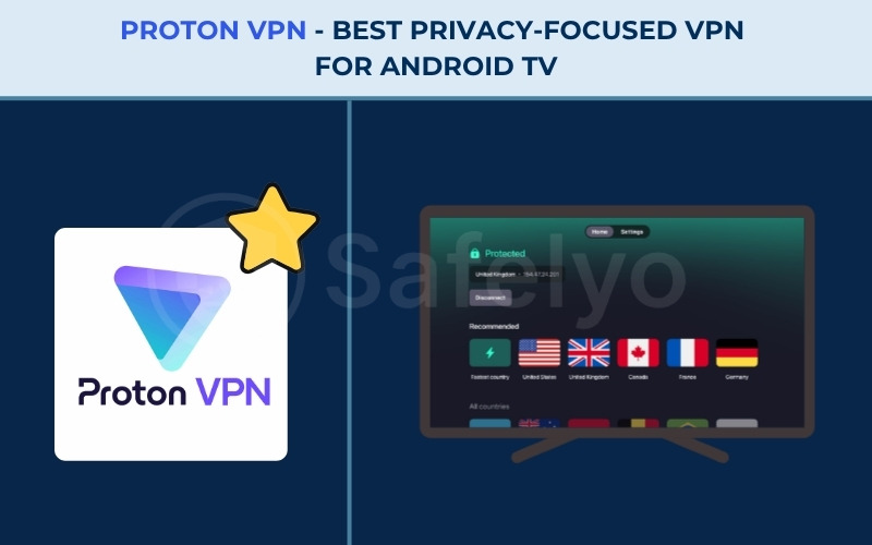 Best VPN for Android TV - Proton VPN