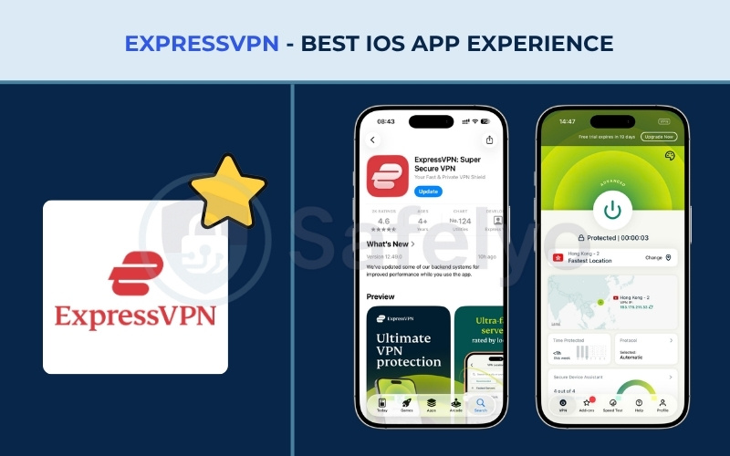 Best VPN for iPhone - ExpressVPN