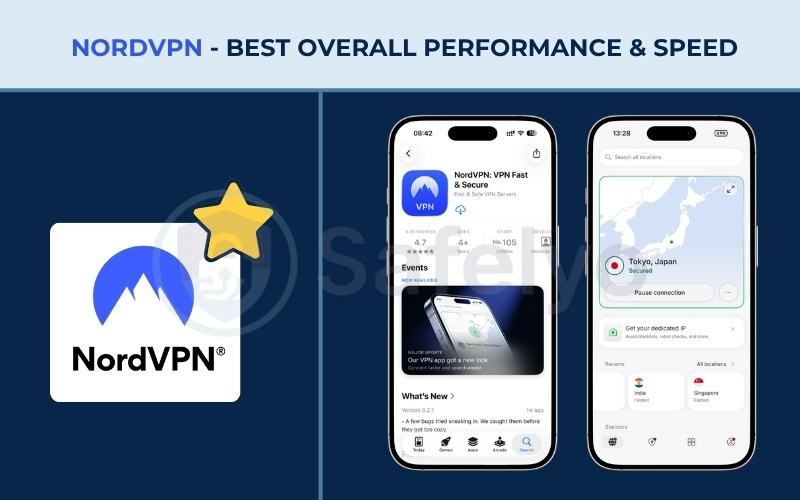 Best VPN for iPhone - NordVPN