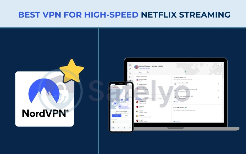 Best VPN for Netflix - NordVPN