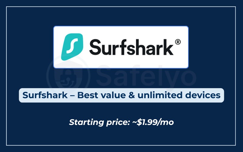 Best VPN for Russia - Surfshark