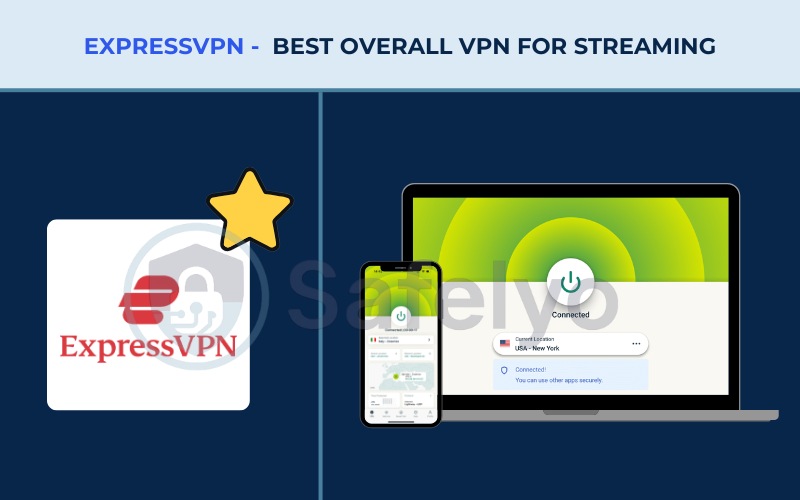 Best VPN for streaming - ExpressVPN