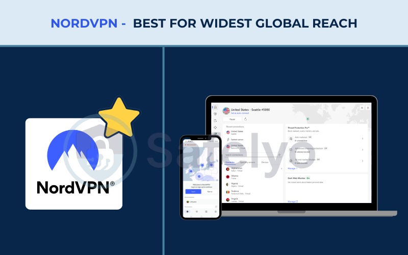 Best VPN for streaming - NordVPN