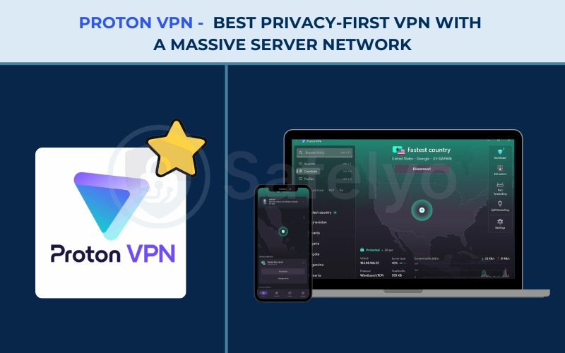 Best VPN for streaming - Proton VPN