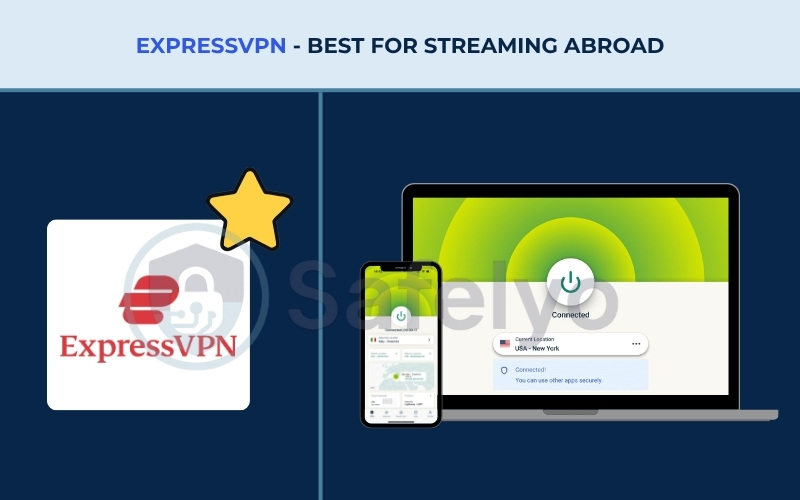 Best VPN for travelers - ExpressVPN 