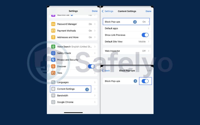 Block pop up ads on Chrome 2
