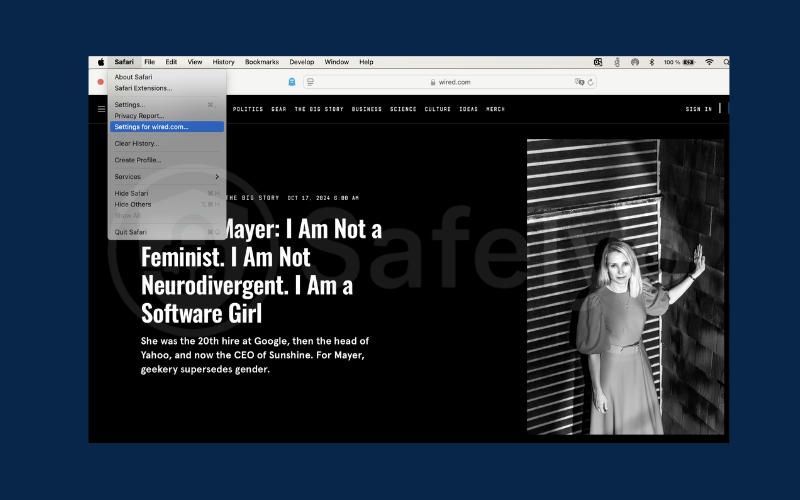 Block pop up ads on Safari using Safari Reader Mode 2