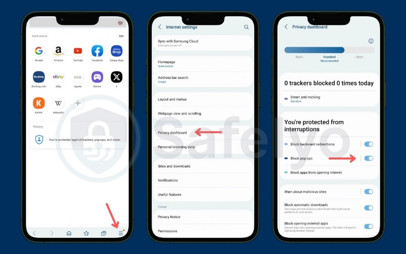 How to block popups on android - Method 1