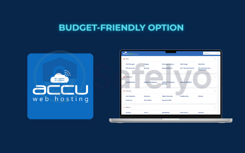 Budget-friendly option: Accuwebhosting 