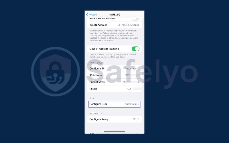 Change DNS setting 2