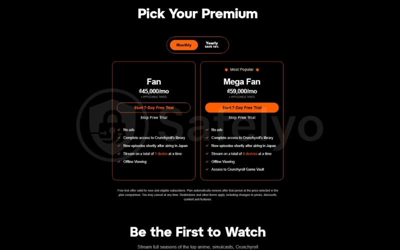Check the official premium page