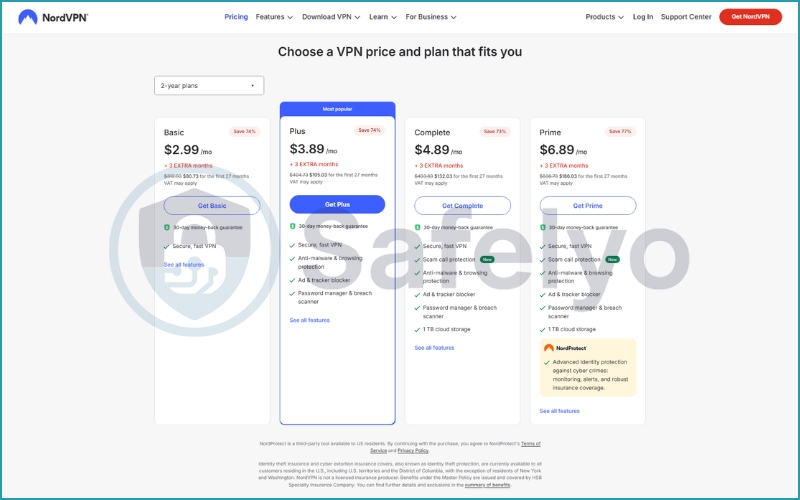 Choose your subscription tier