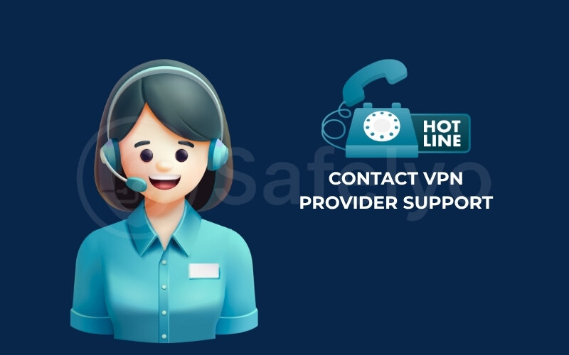 Contact the VPN provider support