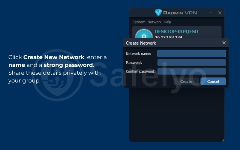 Create a network