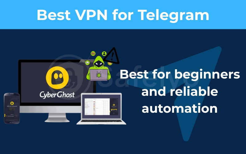 CyberGhost for using Telegram