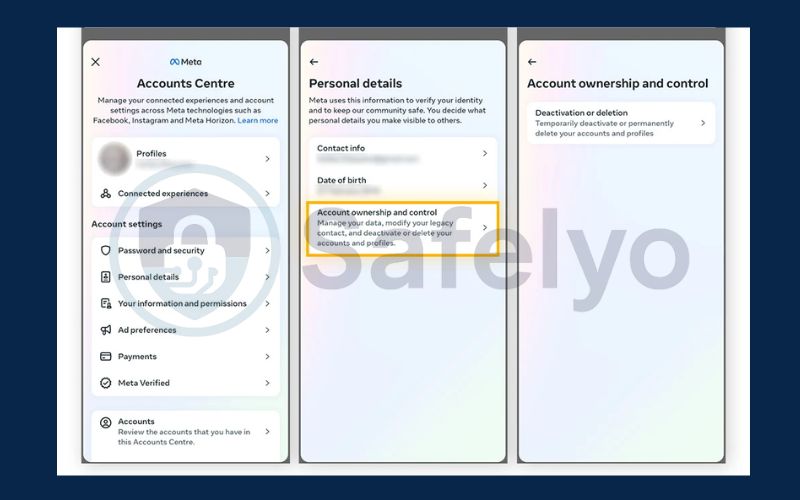 Delete Instagram account via mobile app 2 Delete Instagram account via mobile app