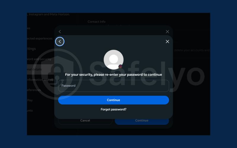 Delete Instagram account via web browser 7 Delete Instagram account via web browser