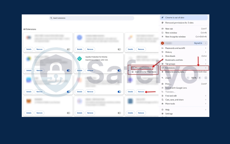 Disable notifications from Chrome extensions