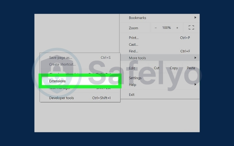 Disable the AdBlock extension in Chrome 3