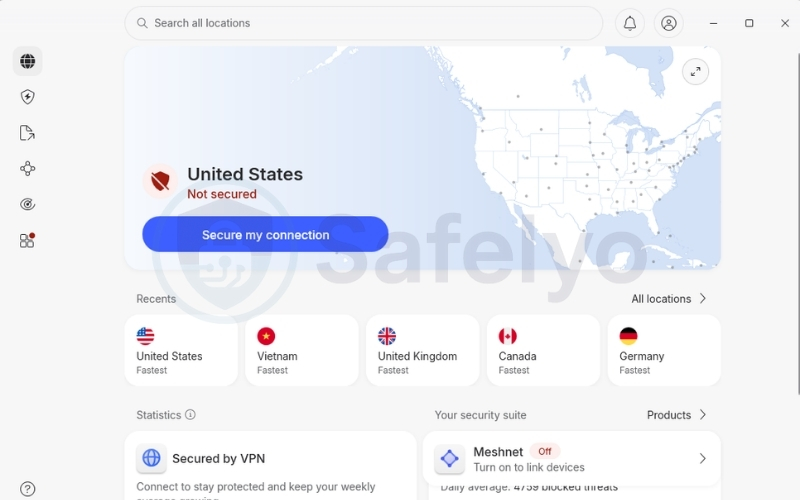 Disconnect your VPN application