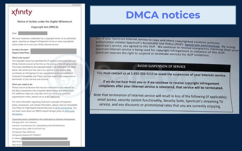 DMCA notices