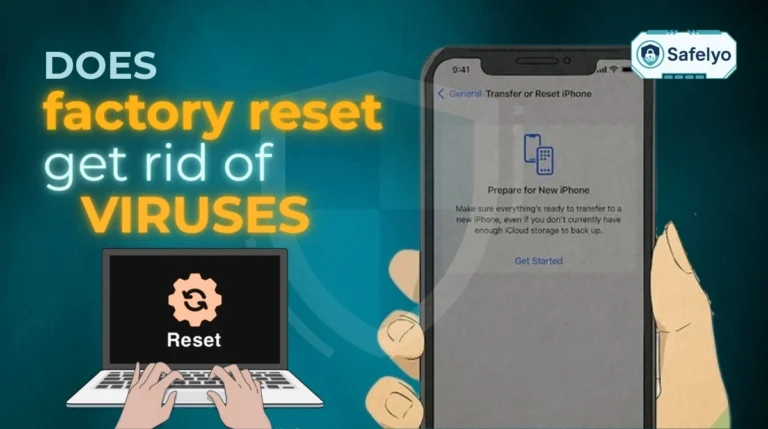 Does factory reset get rid of viruses?