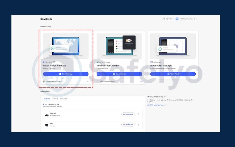 Download the installer for Windows or macOS from the official site Download the installer for Windows