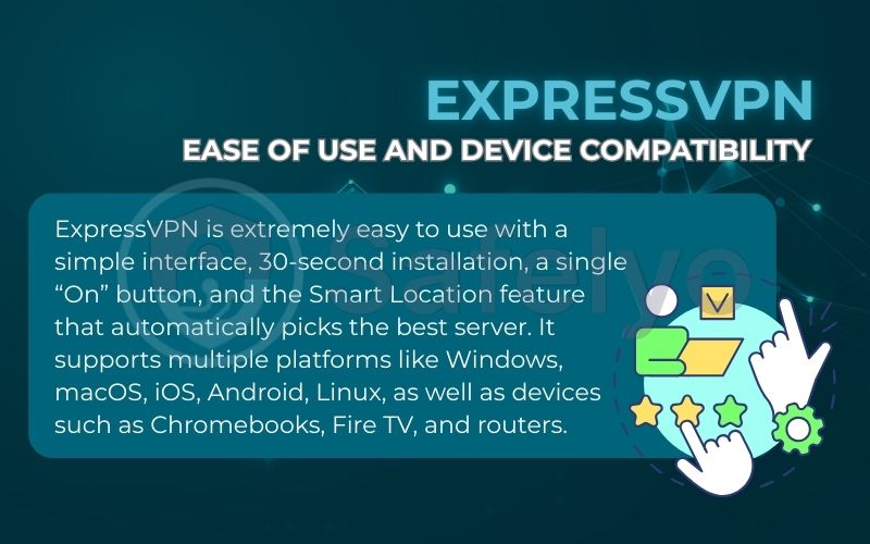 Ease of use and device compatibility of ExpressVPN Ease of use and device compatibility of ExpressVPN