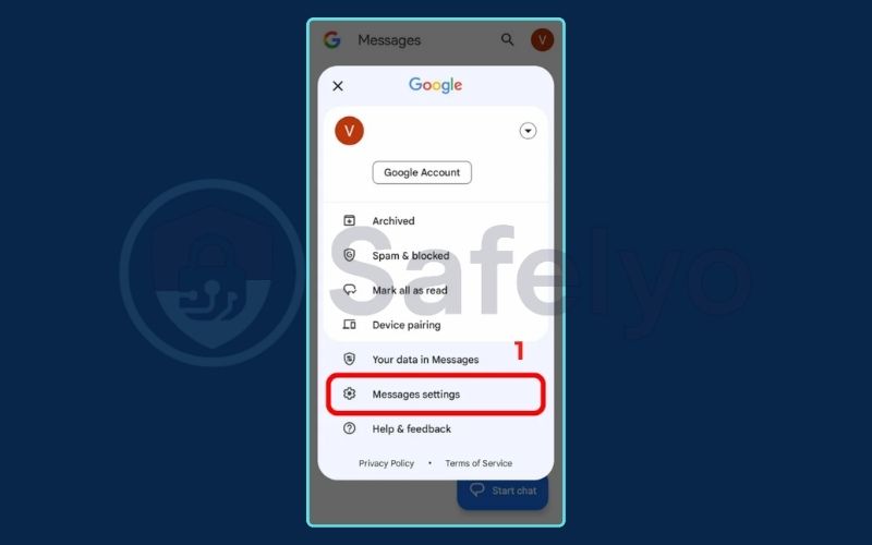 Enable it in your Google Messages app (1)