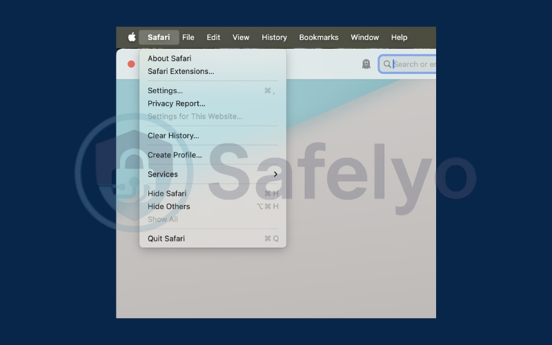 Enable Safari using Safari Preferences 1