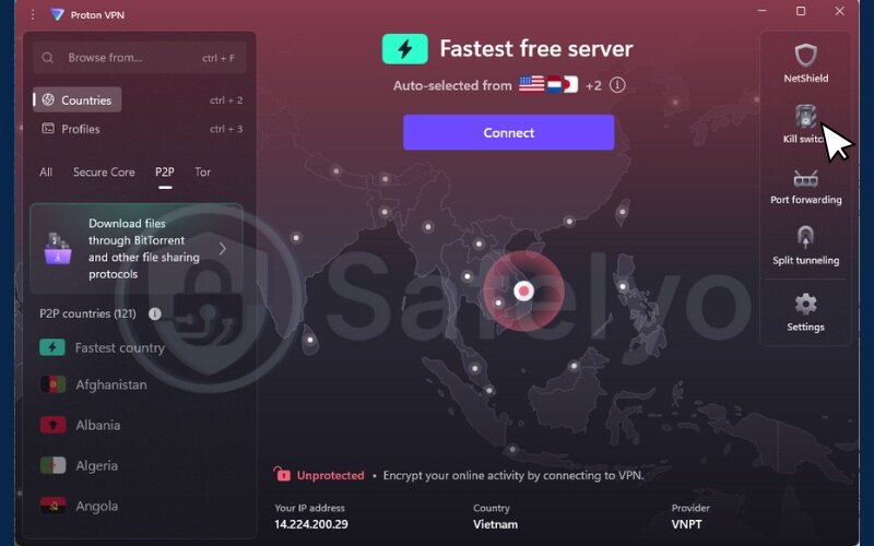 How to use a vpn with qbittorrent - Enable the VPN kill switc