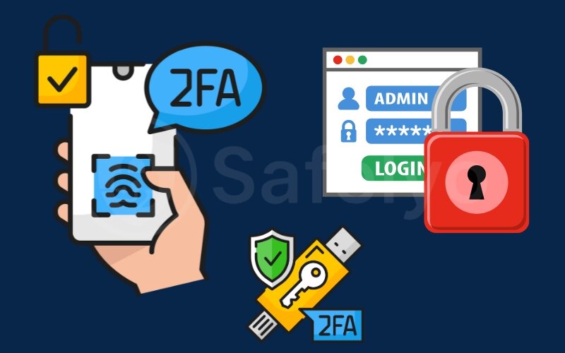 Enable two-factor authentication (2FA) everywhere possible