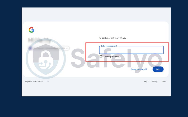 Enable two factor authentication in Gmail on PC 4