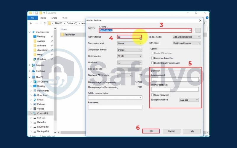 Encrypt any file (or multiple files) with 7-Zip (2) Encrypt any file (or multiple files) with 7-Zip (2)