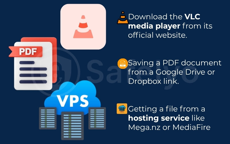 Examples of direct download (DDL)
