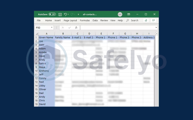 Export to CSV or vCard with TouchCopy 3