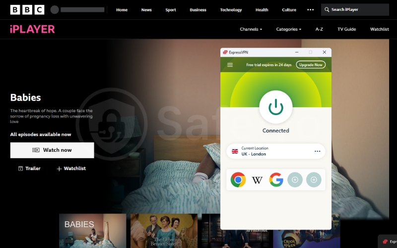 ExpressVPN for BBC iPlayer