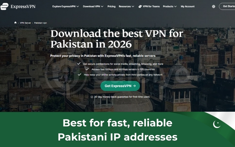 Expressvpn is one of the best VPN for Pakistan