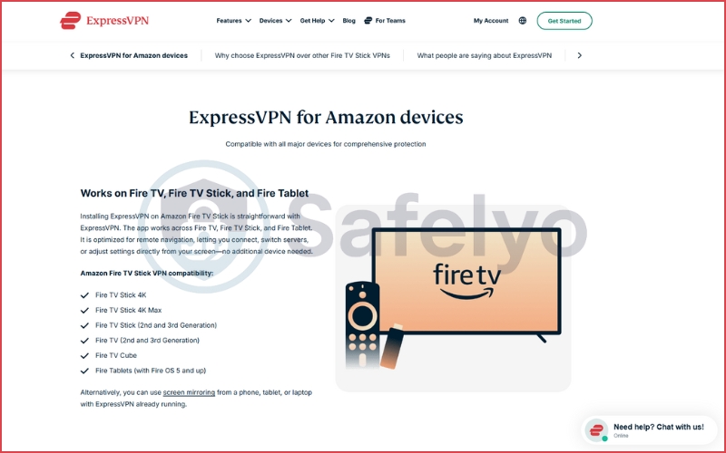 ExpressVPN native app for Amazon Fire TV Stick