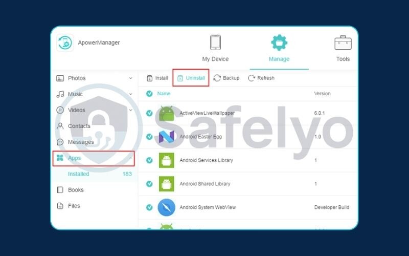 Find and delete suspicious apps (2)