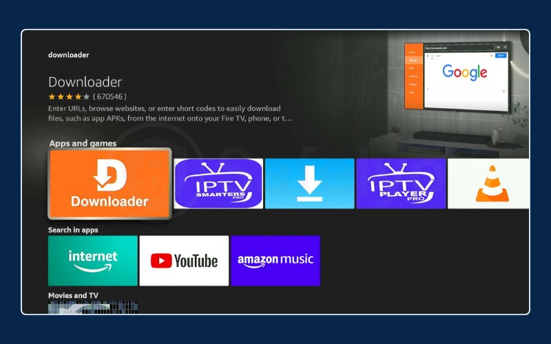 Install the free app called Downloader