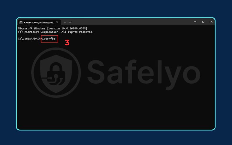 Find your router’s IP address On Windows (2)